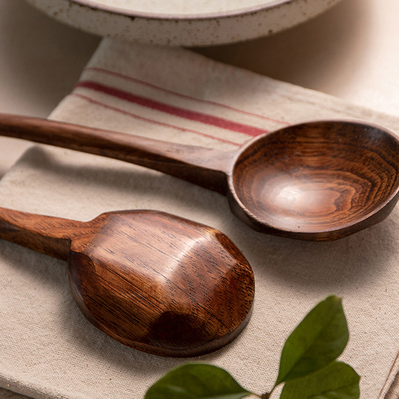 Home Cooking Japanese - Wooden Spoon With Long Handle Japanese