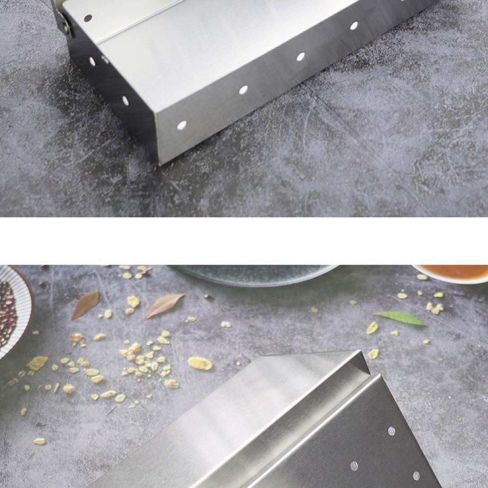 Stainless Steel Barbecue Smoke - Smoker Box Wood Chip 评论和价格