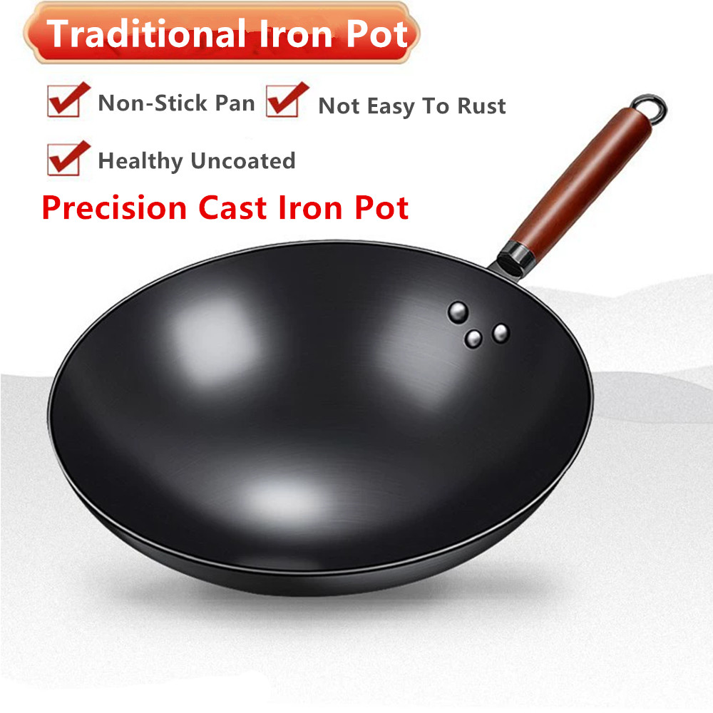 30/32cm Deep Wok Frying Pan No - Home Cooking Channel 评论和价格