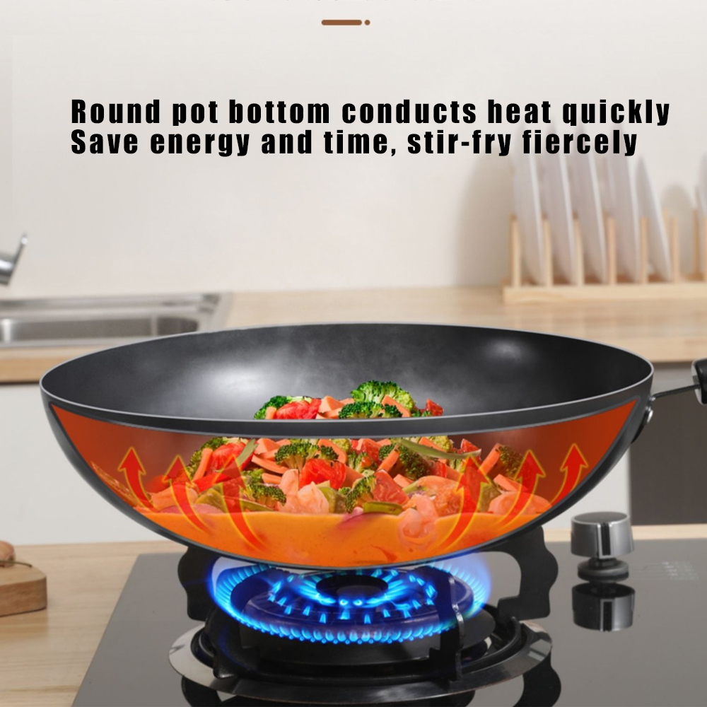 30/32cm Deep Wok Frying Pan No - Home Cooking Channel 评论和价格