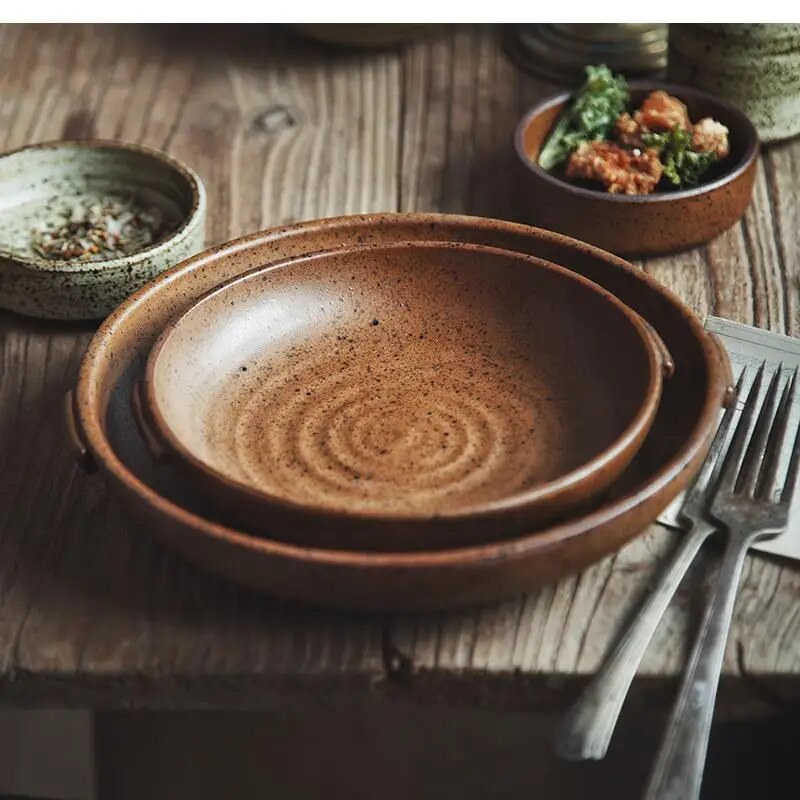 Japanese Handmade Stoneware Ta - Home Cooking Japanese 评论和价格