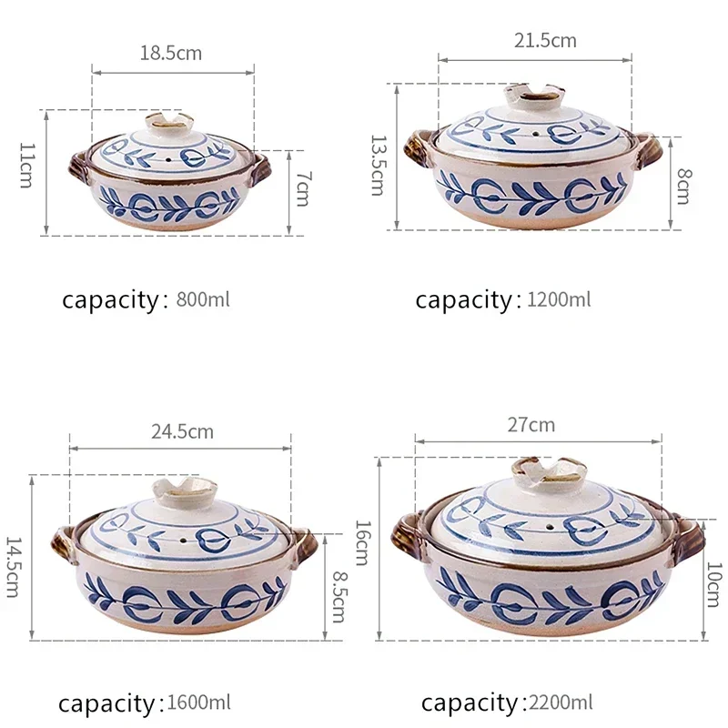 Ceramic Casserole Japanese Cla - Home Cooking Japanese 评论和价格