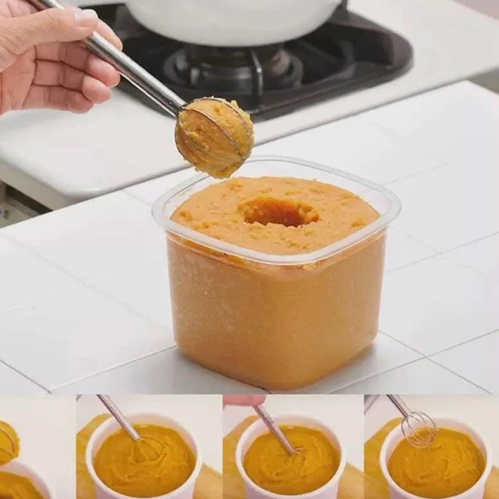 Miso Stirrer Steel Handheld Mi - Home Cooking Japanese 评论和价格