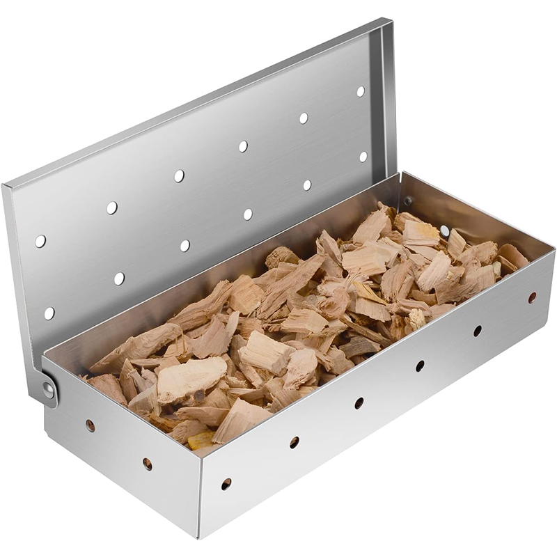 BBQ Smoker Box Stainless Steel - Smoker Box Wood Chip 评论和价格