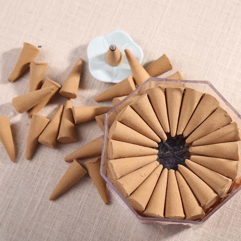 100Pcs Sandalwood Incense Cone - Smoker Box Wood Chip 评论和价格
