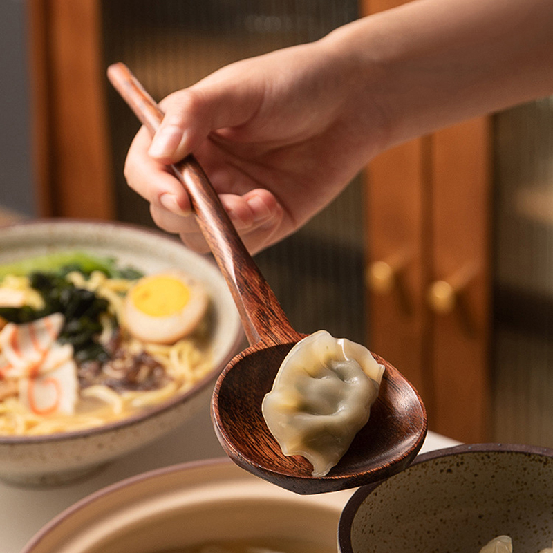 Wooden Spoon With Long Handle  - Home Cooking Japanese 评论和价格