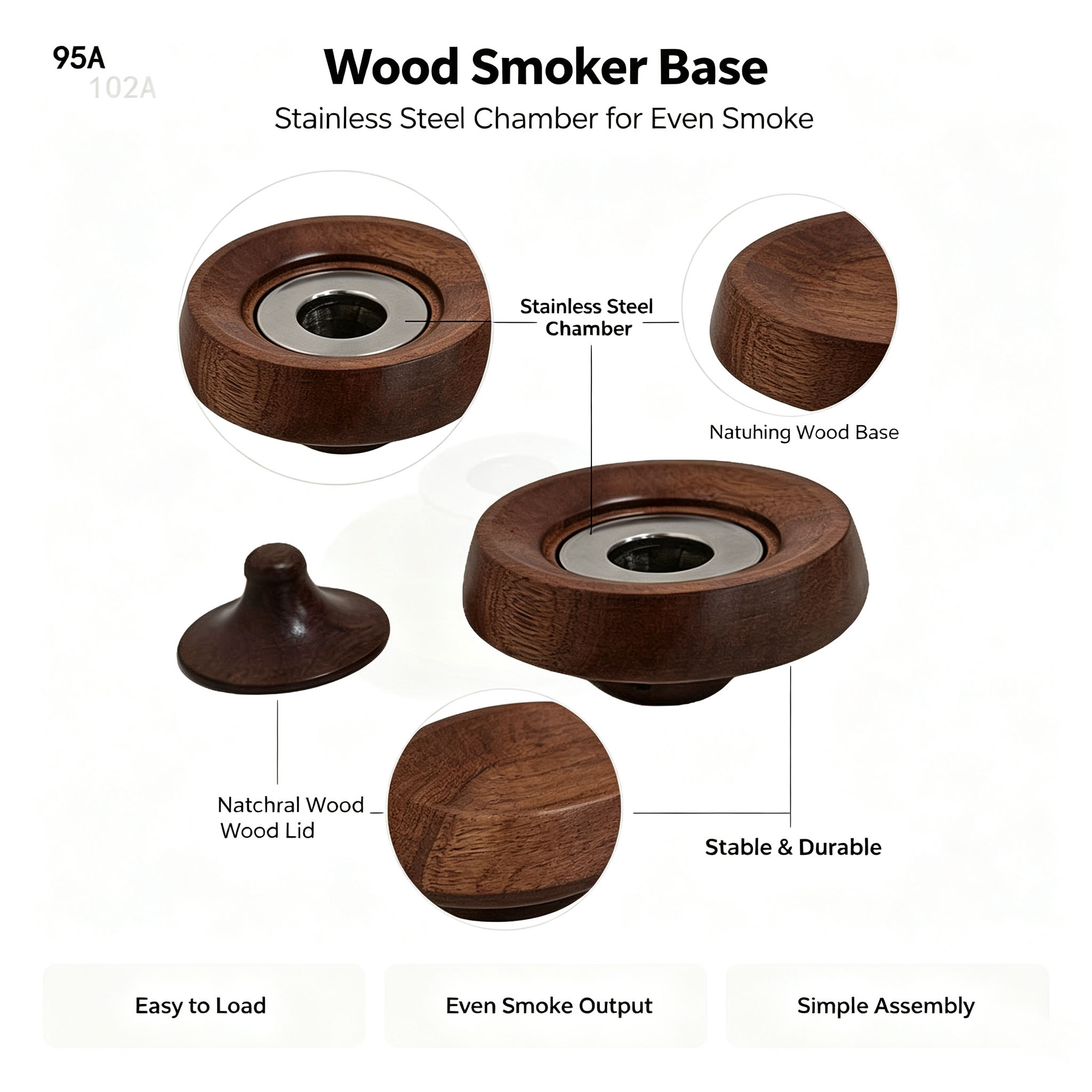 Cocktail Smoker Set Wooden Smo - Smoker Box Wood Chip 评论和价格