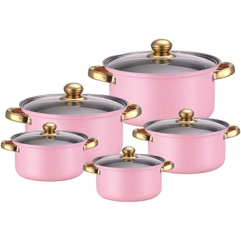 Stainless Steel Cookware Set C - Home Cooking Channel 评论和价格