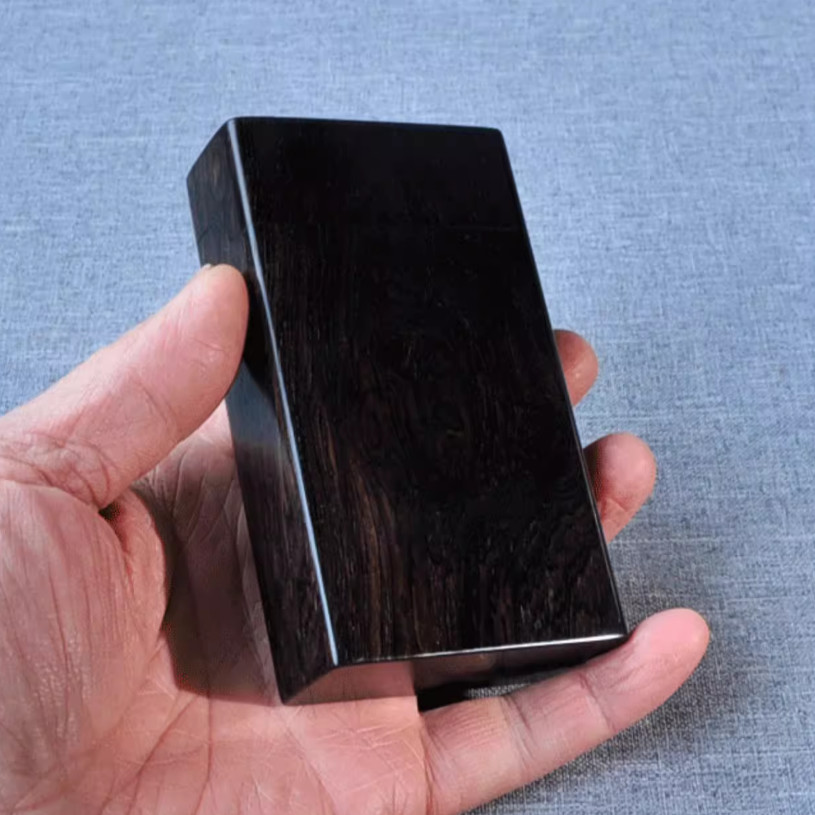 Ebony Flip Cigarette Case Port - Smoker Box Wood Chip 评论和价格