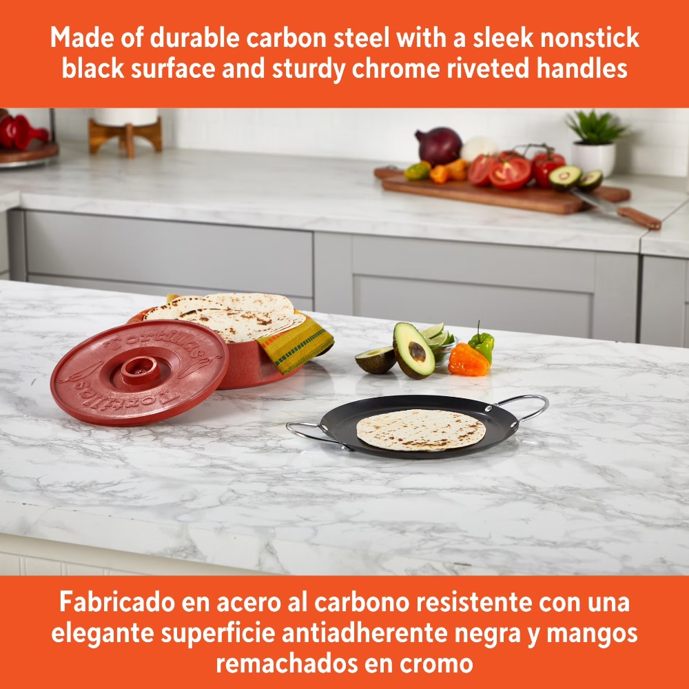 Carbon Steel Nonstick Round Co - Comal Griddle Round 评论和价格