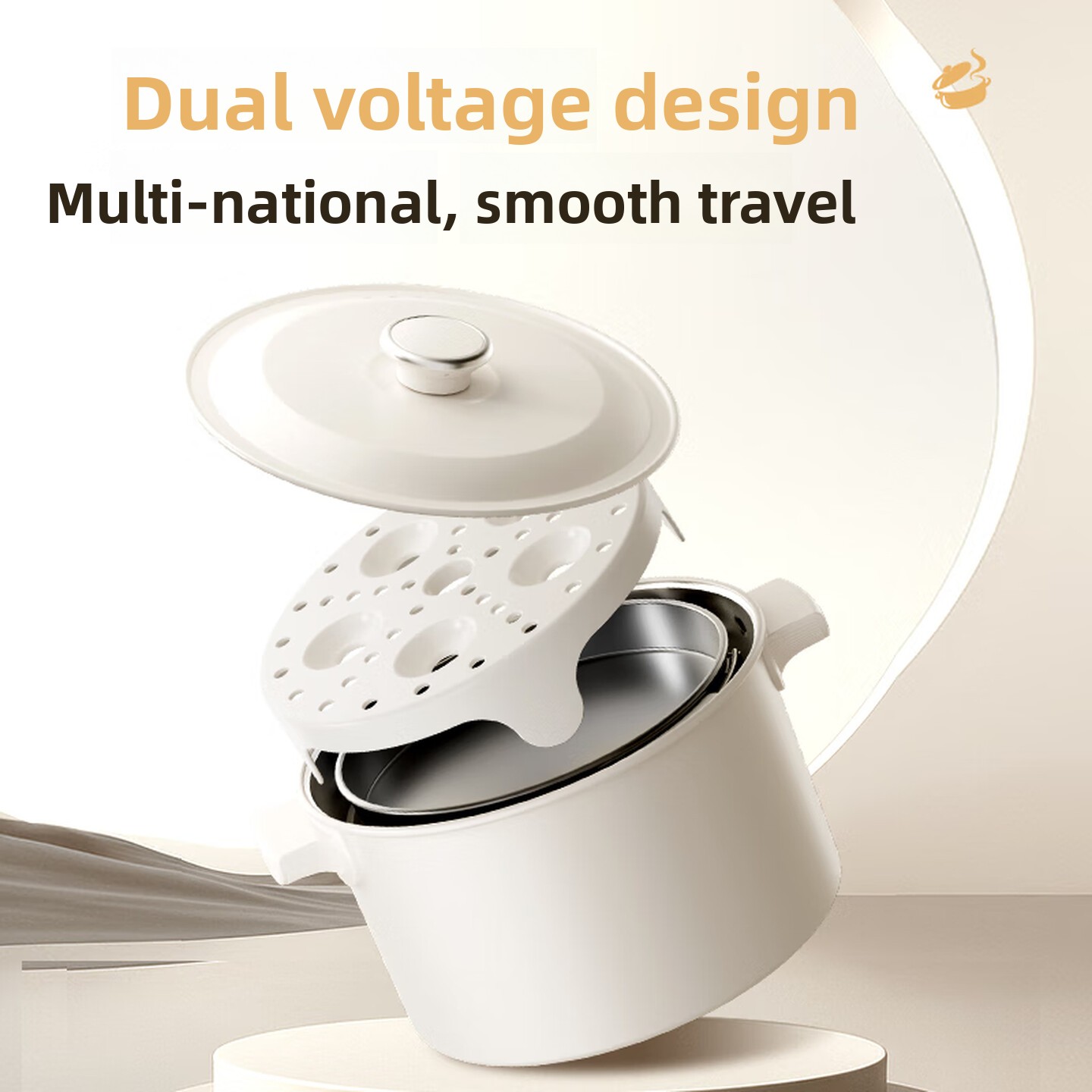 2L Dual Voltage 110V 220V Fold - Hot Pot Portable Dual 评论和价格