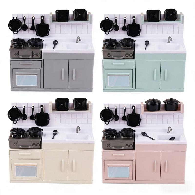 1 Set Mini Model Stove Kitchen - Home Cooking Channel 评论和价格