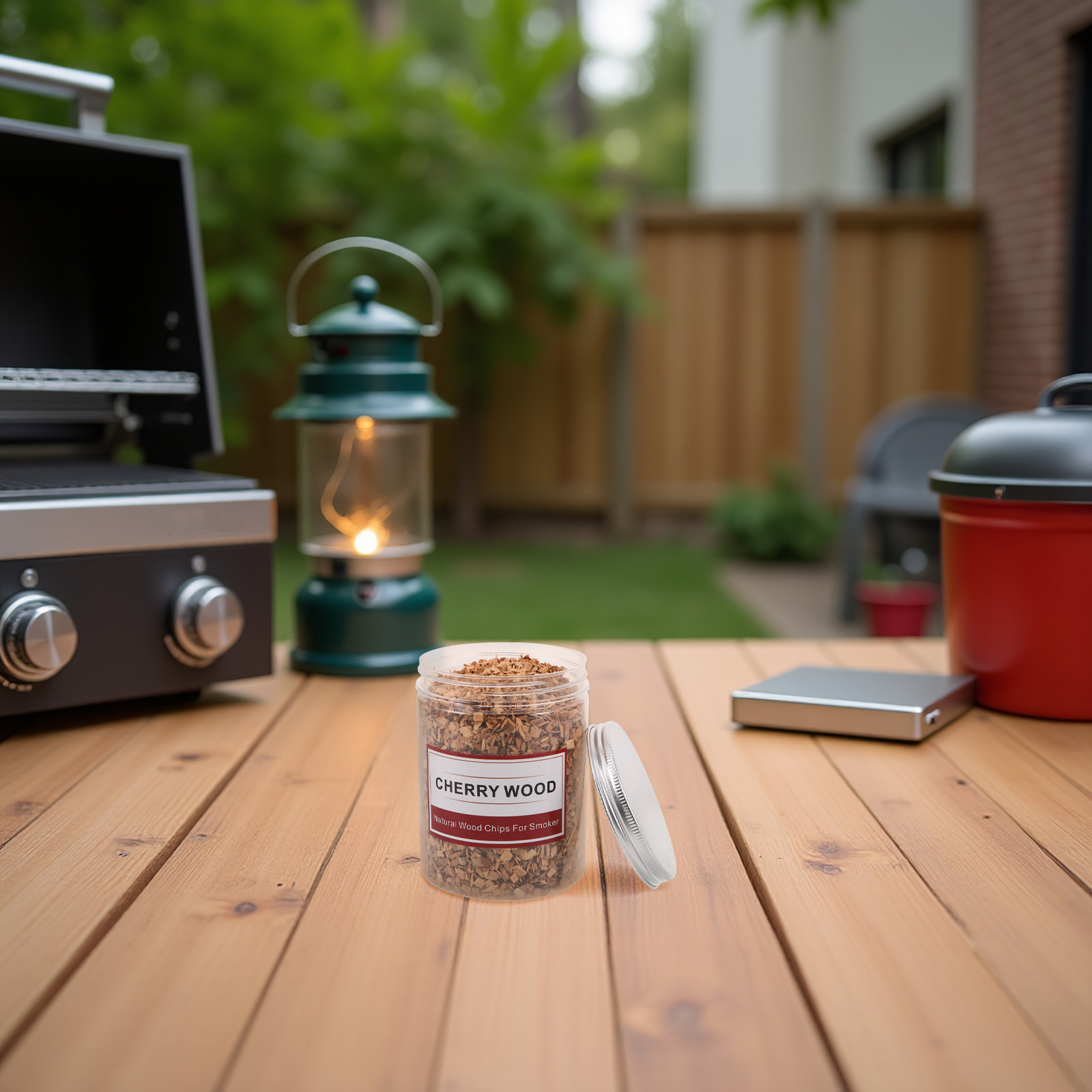 1 Box Cherry Smoking Chips Nat - Smoker Box Wood Chip 评论和价格