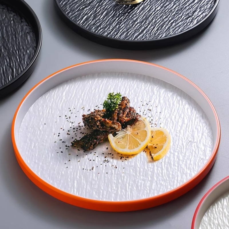 Modern Round Stone Melamine St - Home Cooking Japanese 评论和价格