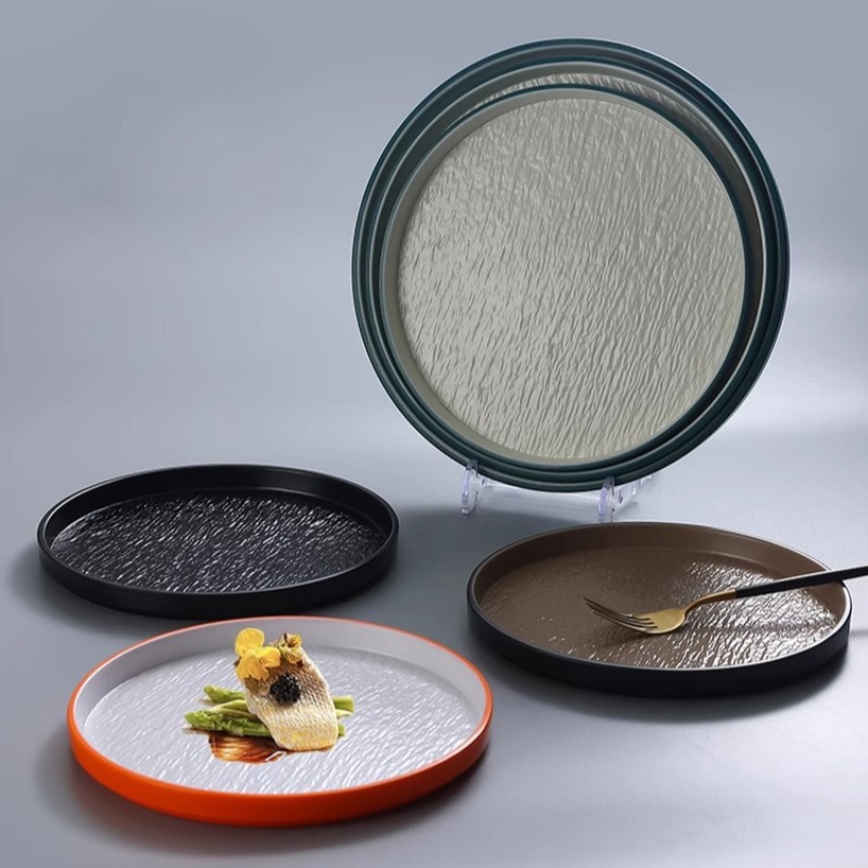 Modern Round Stone Melamine St - Home Cooking Japanese 评论和价格